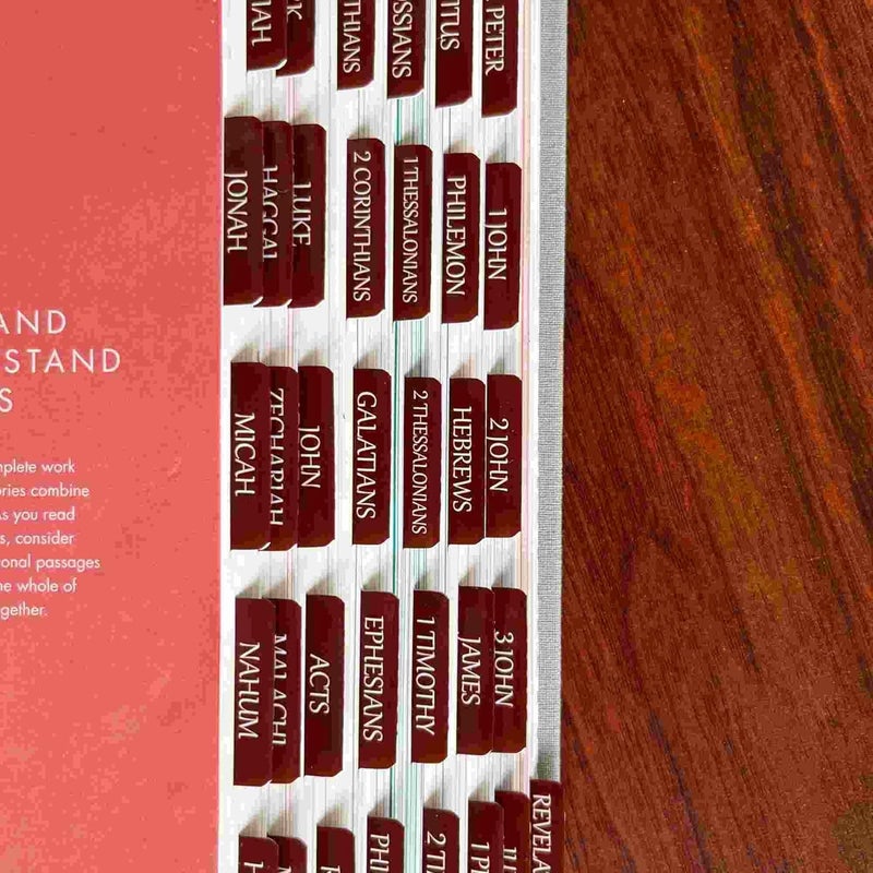 thinkor Reposition Laminated Bible Tabs, Large Print Stickers, Easy to Read & Apply Bible Tabs for Women & Man (Leather Color) - Image 4